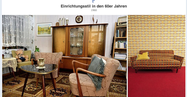 Möbel Kraft im neuen Facebook-Design