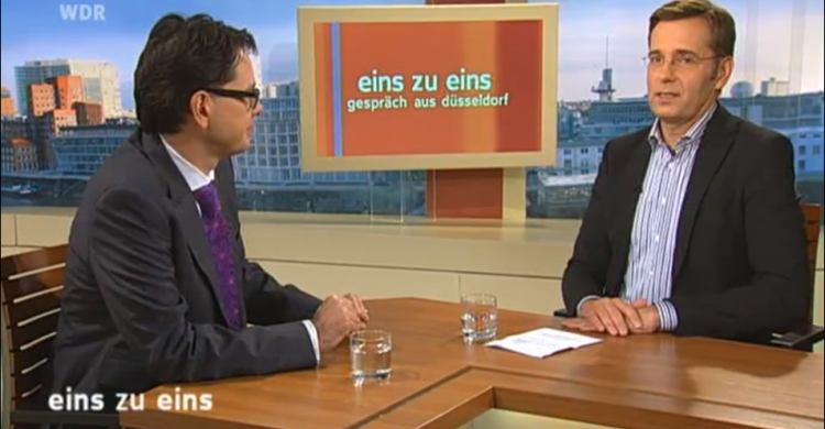 Thomas Knüwer in WDR-Talkshow "Eins zu Eins"